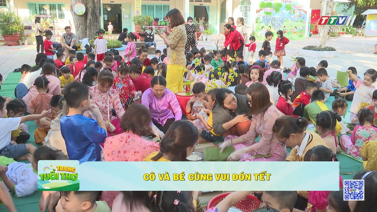 Cô và bé cùng vui đón Tết | TRANG TUỔI THƠ | TayNinhTV